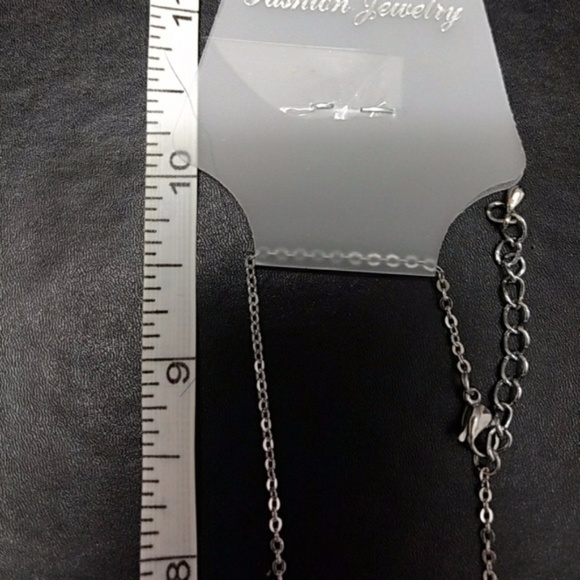 *Sale* Sparkly Red & White Baseball Necklace - Picture 4 of 4